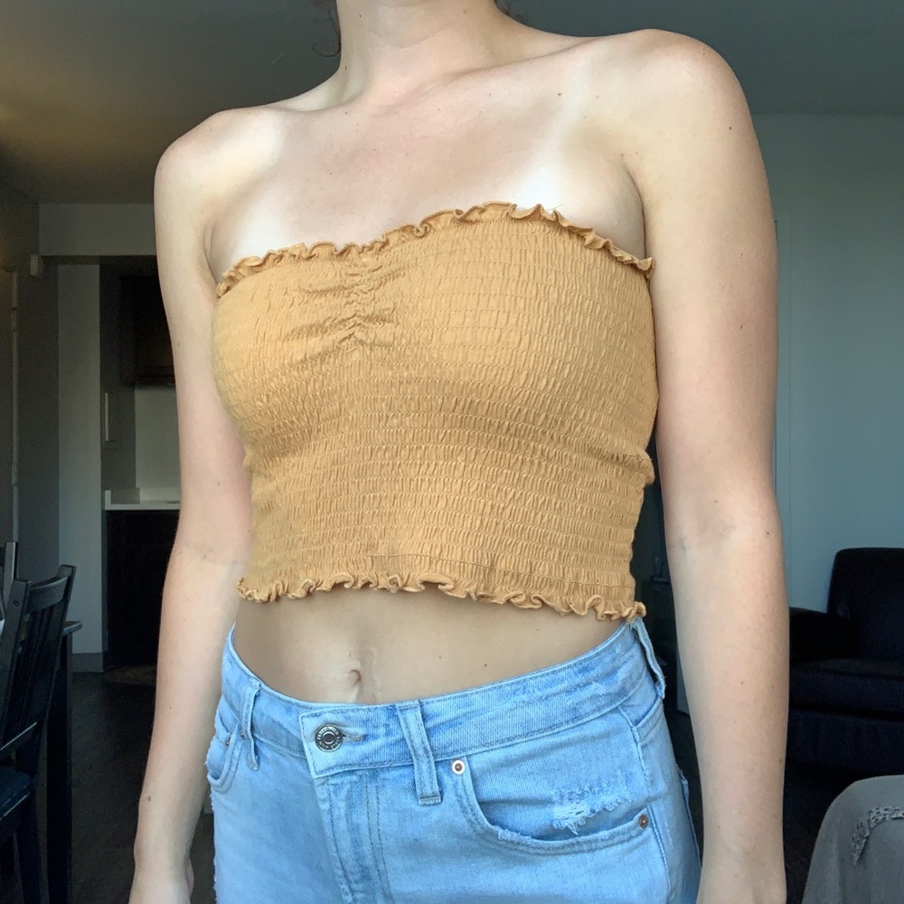 Tan Tube Top